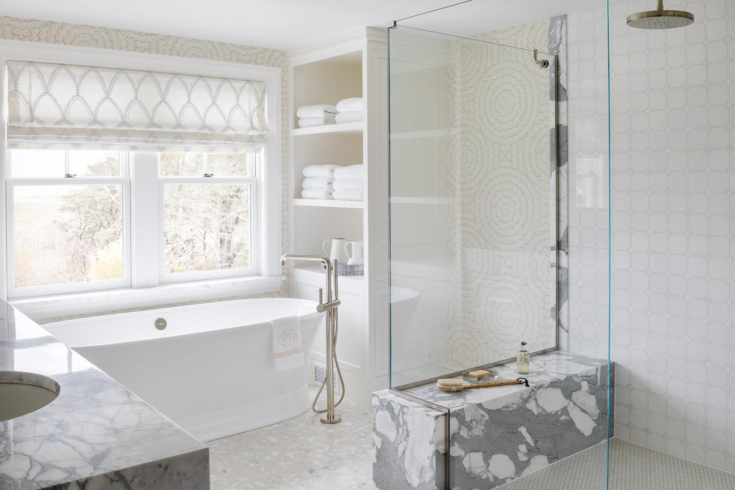 Digs Design Mudge Chatham Master Bathroom. Photo: Greg Premru